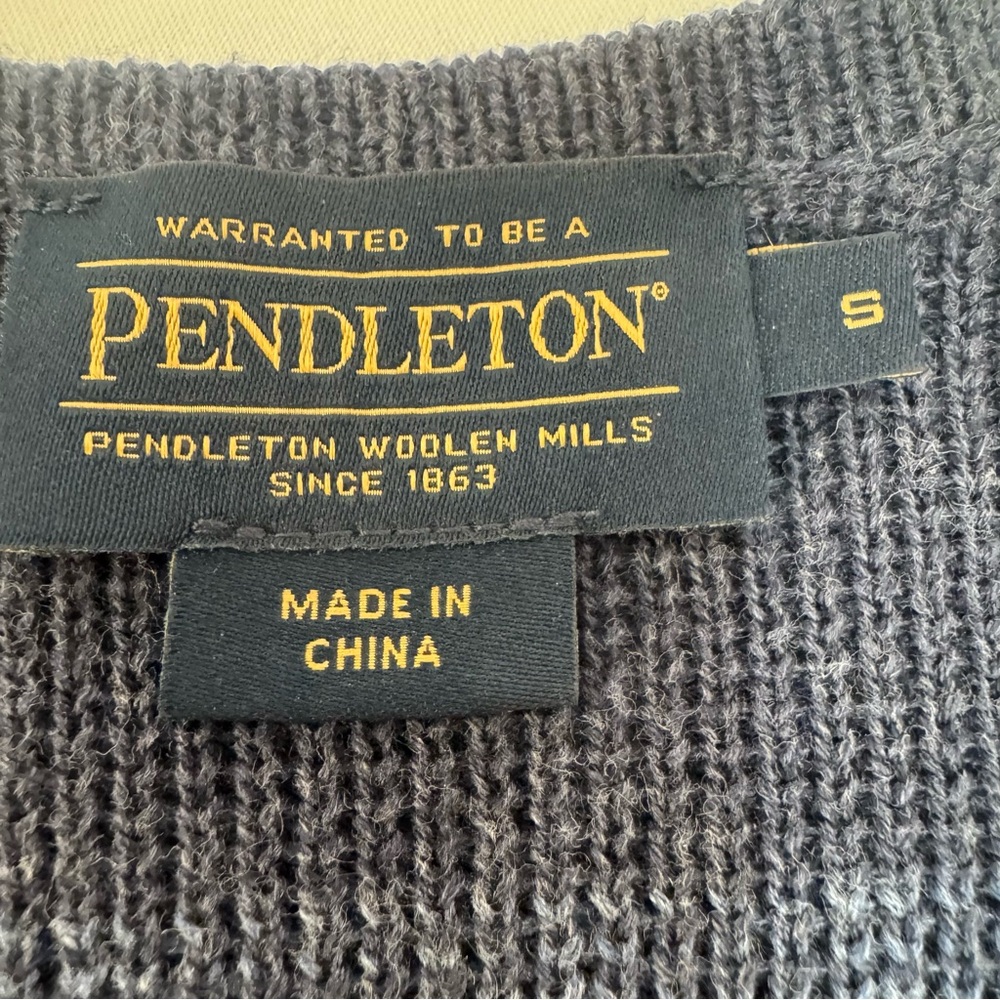 Pendleton Graphic Chief Joseph Pattern Navy Blue … - image 6